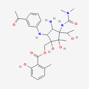 B1678277 Pactamycin CAS No. 23668-11-3