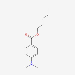 molecular formula C14H21NO2 B1678278 Pentyl 4-(dimethylamino)benzoate CAS No. 14779-78-3