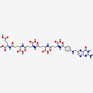 B1678317 Pentaglutamyl folate CAS No. 33611-85-7