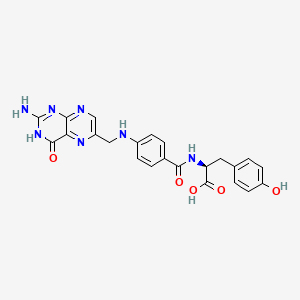B1678318 Pteroyltyrosine CAS No. 76910-23-1