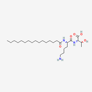 B1678348 Palmitoyl lysylthreonine CAS No. 911813-90-6