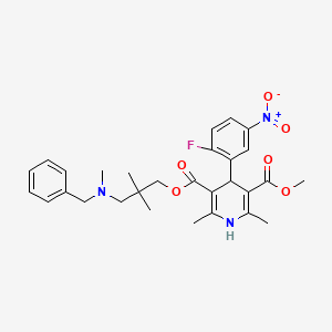 molecular formula C29H34FN3O6 B1678357 Palonidipine CAS No. 96515-73-0