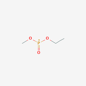 molecular formula C3H8O3P+ B167836 Ethoxy-methoxy-oxophosphanium CAS No. 1610-33-9