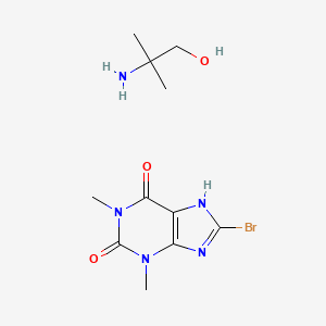 molecular formula C11H18BrN5O3 B1678362 帕马溴 CAS No. 606-04-2