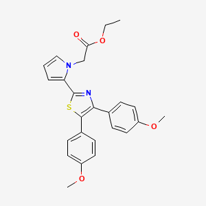 molecular formula C25H24N2O4S B1678367 帕米格雷 CAS No. 101001-34-7