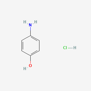molecular formula C6H8ClNO B1678369 4-氨基苯酚盐酸盐 CAS No. 51-78-5