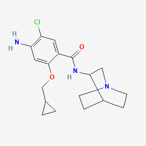 molecular formula C18H24ClN3O2 B1678375 Pancopride CAS No. 121650-80-4