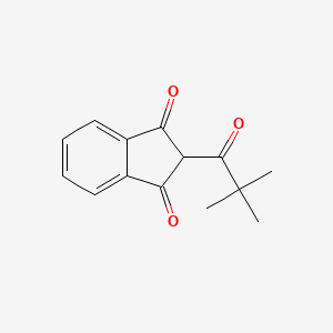 molecular formula C14H14O3 B1678384 茚酮 CAS No. 83-26-1