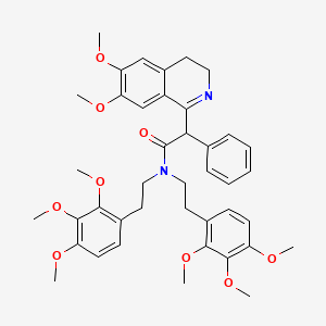molecular formula C41H48N2O9 B1678387 匹诺卡兰 CAS No. 149759-26-2