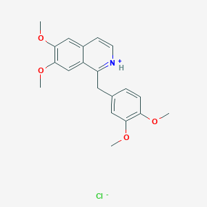molecular formula C20H22ClNO4 B1678416 Papaverine hydrochloride CAS No. 61-25-6