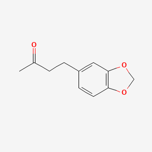 molecular formula C11H12O3 B1678440 胡椒基丙酮 CAS No. 55418-52-5