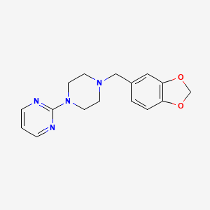 molecular formula C16H18N4O2 B1678447 Piribedil CAS No. 3605-01-4
