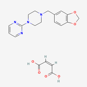 molecular formula C20H22N4O6 B1678448 Piribedil maleate CAS No. 937719-94-3