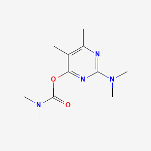 molecular formula C11H18N4O2 B1678450 Pirimicarb CAS No. 23103-98-2