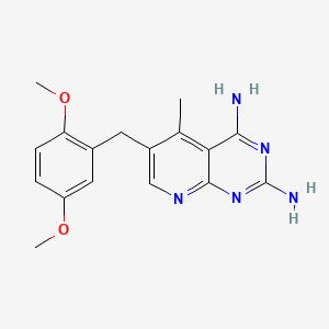 molecular formula C17H19N5O2 B1678454 Piritrexim CAS No. 72732-56-0