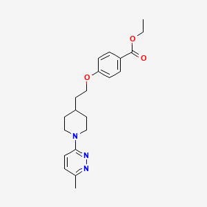 molecular formula C21H27N3O3 B1678457 Pirodavir CAS No. 124436-59-5