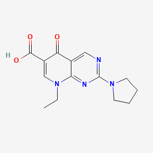 molecular formula C14H16N4O3 B1678461 Piromidic acid CAS No. 19562-30-2