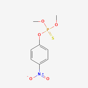 molecular formula C8H10NO5PS B1678464 Methyl parathion CAS No. 298-00-0
