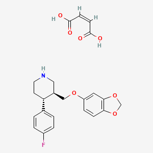 molecular formula C23H24FNO7 B1678477 Paroxetine maleate CAS No. 64006-44-6