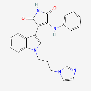 molecular formula C24H21N5O2 B1678505 PKCbeta Inhibitor CAS No. 257879-35-9