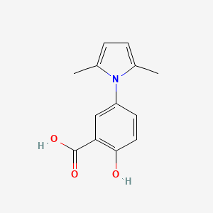 B1678509 5-(2,5-Dimethyl-pyrrol-1-yl)-2-hydroxy-benzoic acid CAS No. 313701-92-7