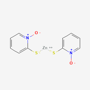 molecular formula C10H8N2O2S2Zn B1678530 吡啶硫酮 CAS No. 1121-31-9