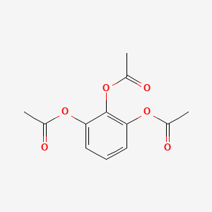 molecular formula C12H12O6 B1678535 焦没食子酸三醋酸酯 CAS No. 525-52-0