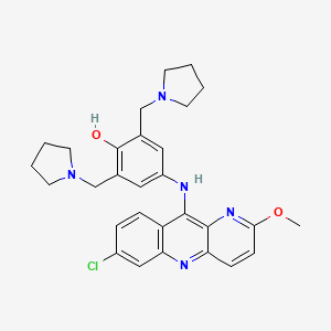 molecular formula C29H32ClN5O2 B1678541 吡罗红霉素 CAS No. 74847-35-1
