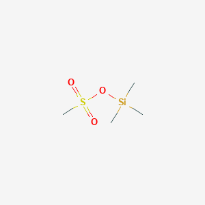 molecular formula C4H12O3SSi B167855 (三甲基甲硅烷基)甲磺酸盐 CAS No. 10090-05-8