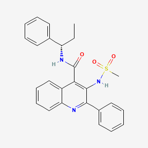 molecular formula C26H25N3O3S B1678561 帕维奈坦 CAS No. 941690-55-7