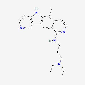molecular formula C22H27N5 B1678563 Pazelliptine CAS No. 65222-35-7