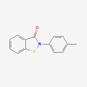 molecular formula C14H11NOS B1678571 2-(4-methylphenyl)-1,2-benzisothiazol-3(2H)-one CAS No. 2514-30-9