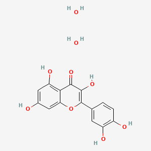 molecular formula C15H14O9 B1678632 槲皮素 CAS No. 6151-25-3