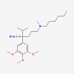 molecular formula C24H40N2O3 B1678650 Nexopamil CAS No. 136033-49-3