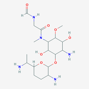 B1678653 N-Formylfortimicin A CAS No. 74228-81-2