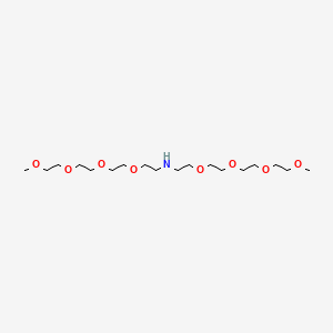 molecular formula C18H39NO8 B1678665 NH-双(m-PEG4) CAS No. 123852-08-4