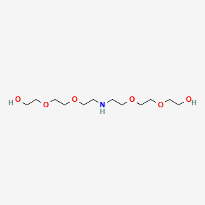 molecular formula C12H27NO6 B1678667 3,6,12,15-Tetraoxa-9-azaheptadecane-1,17-diol CAS No. 25743-12-8