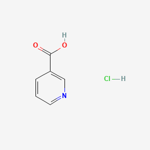 molecular formula C6H6ClNO2 B1678674 烟酸盐 CAS No. 636-79-3