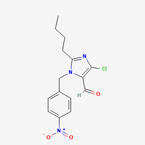 B1678676 2-Butyl-5-chloro-3-(4-nitro-benzyl)-3h-imidazole-4-carbaldehyde CAS No. 114773-20-5
