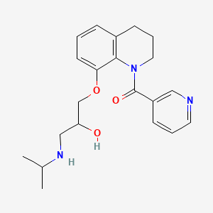 molecular formula C21H27N3O3 B1678734 尼卡诺普罗 CAS No. 76252-06-7