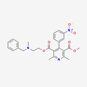 molecular formula C26H27N3O6 B1678740 硝苯地平吡啶代谢产物 II CAS No. 59875-58-0