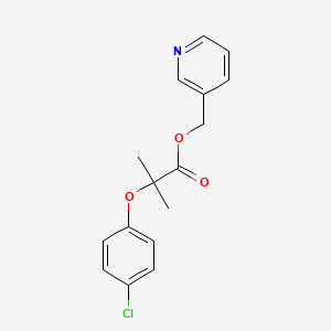 molecular formula C16H16ClNO3 B1678749 Nicofibrate CAS No. 31980-29-7