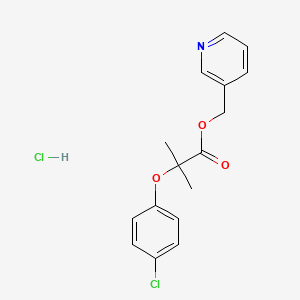 B1678750 Nicofibrate hydrochloride CAS No. 17413-51-3