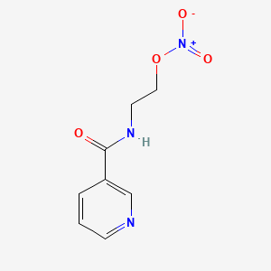 molecular formula C8H9N3O4 B1678753 硝苯地尔 CAS No. 65141-46-0