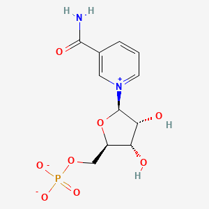 molecular formula C11H16N2O8P+ B1678756 烟酰胺单核苷酸 CAS No. 1094-61-7