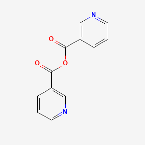 molecular formula C12H8N2O3 B1678761 烟酸酐 CAS No. 16837-38-0