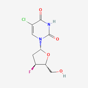 molecular formula C9H10ClFN2O4 B1678791 拉鲁地林 CAS No. 119644-22-3
