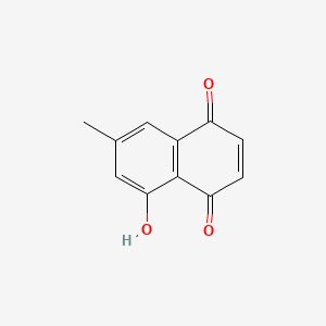 molecular formula C11H8O3 B1678795 7-甲基胡桃醌 CAS No. 14787-38-3