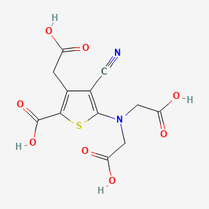 B1678806 Ranelic acid CAS No. 135459-90-4