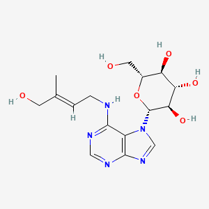 B1678812 trans-Zeatin-7-beta-D-glucoside CAS No. 38165-56-9